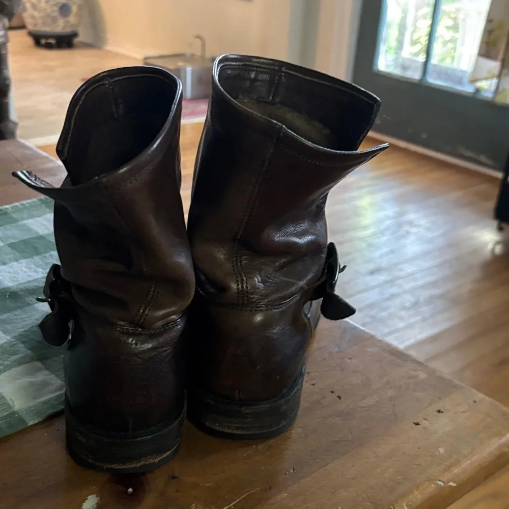 Frye Brown Ankle Boots